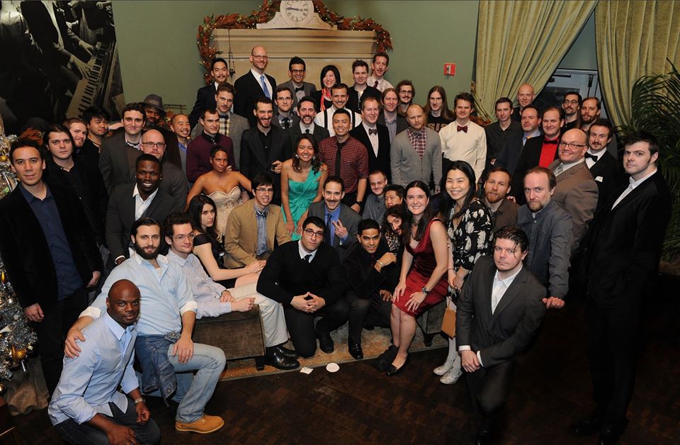 Avalanche Studios NYC group photo from the holidays party 2012.
